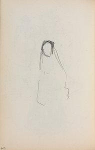 Italiensk skissbok: Figur sid 124, 1898-1899. av Maurice Brazil Prendergast