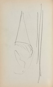 Italiensk skissbok: Segel sida 69, 1898-1899. av Maurice Brazil Prendergast