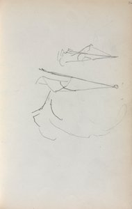 Italiensk skissbok: Segel sida 36, 1898-1899. av Maurice Brazil Prendergast