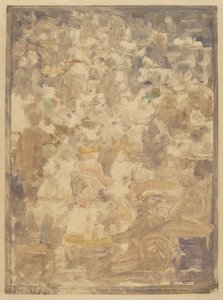 Utomhuskaféscenen, 19001905. av Maurice Brazil Prendergast