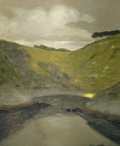 Landskap (olja på duk)