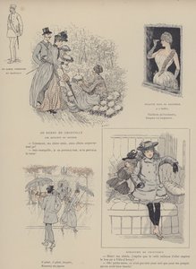 Illustration för Paris Brillant (färg litho) av Maurice Charles Mathieu Bonvoisin