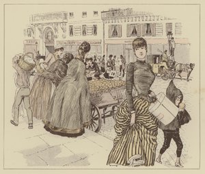 Illustration för Paris Brillant (färg litho) av Maurice Charles Mathieu Bonvoisin