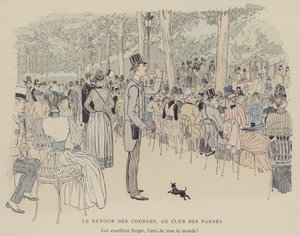Illustration för Paris Brillant (färg litho) av Maurice Charles Mathieu Bonvoisin