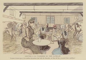 Illustration för Paris Brillant (färg litho) av Maurice Charles Mathieu Bonvoisin