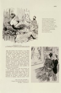 Första sittande för ett porträtt, 1895 av Maurice Charles Mathieu Bonvoisin