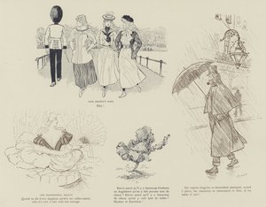 Illustration för London Life by Mars av Maurice Charles Mathieu Bonvoisin