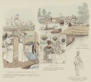 Illustration för London Life by Mars av Maurice Charles Mathieu Bonvoisin