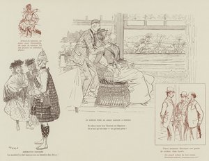 Illustration för London Life by Mars av Maurice Charles Mathieu Bonvoisin