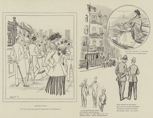Illustration för London Life by Mars av Maurice Charles Mathieu Bonvoisin