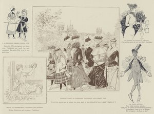 Illustration för London Life by Mars av Maurice Charles Mathieu Bonvoisin