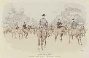 Illustration för London Life by Mars av Maurice Charles Mathieu Bonvoisin