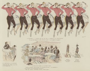 Illustration för London Life by Mars av Maurice Charles Mathieu Bonvoisin