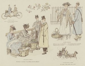 Illustration för London Life by Mars av Maurice Charles Mathieu Bonvoisin