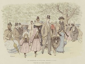 Illustration för London Life by Mars av Maurice Charles Mathieu Bonvoisin