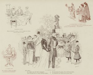Illustration för London Life by Mars av Maurice Charles Mathieu Bonvoisin