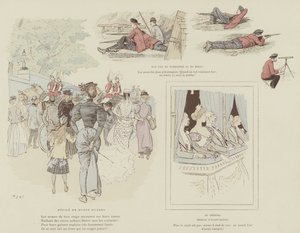 Illustration för London Life by Mars av Maurice Charles Mathieu Bonvoisin
