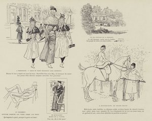 Illustration för London Life by Mars av Maurice Charles Mathieu Bonvoisin