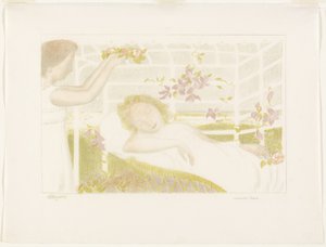 Allegory, tallrik ett från Love av Maurice Denis