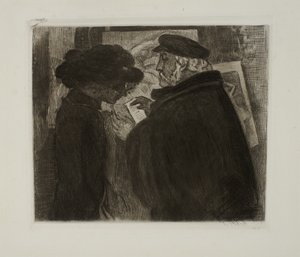 Degas och hans modell av Maurice Denis