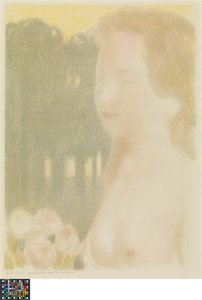 Hon kommer vackrare än drömmar, från serien Amour av Maurice Denis