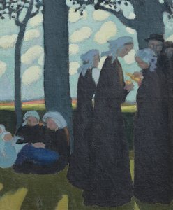 Kväll nära Binic, ca 1895 av Maurice Denis