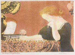 Love: Our Souls, in Slight Gestures, 1892-1898 publicerad 1911. av Maurice Denis