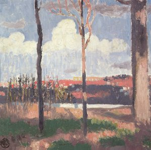 Marly akvedukten sett från Pecq av Maurice Denis