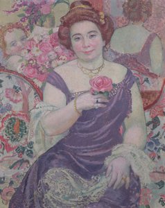 Marthe med en ros, 1909