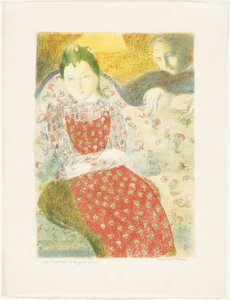 På Pale Silver Soffan, tallrik tio från Love av Maurice Denis