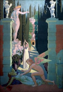 The Story of Psyche Panel fyra. Venus hämnd, 1908. av Maurice Denis