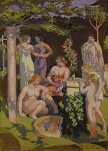 The Sun-Dial, 1928 av Maurice Denis