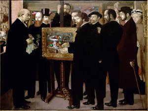Hyllning till Cezanne - Olja på duk av Maurice Denis