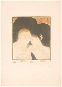 Kvinna kramar ung man av Maurice Denis