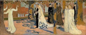 Bröllopståg, c1892-c1893. av Maurice Denis