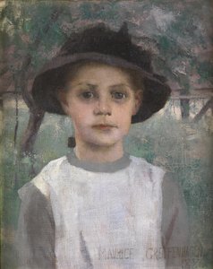 En ung flicka, 1886 av Maurice Greiffenhagen