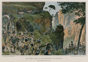Den franska armén i bergen i Portugal