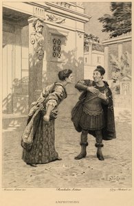 Amphitryon av Moliere av Maurice Leloir