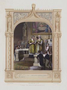 Första nattvarden (akvatint) av Maurice Leloir