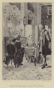 Grimm och Rousseau hemma hos Madame d