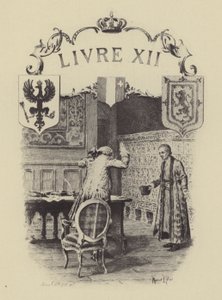 Illustration till bok XII av Jean-Jacques Rousseaus bekännelser (gravyr) av Maurice Leloir