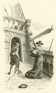 Illustration för De tre musketörerna (gravyr) av Maurice Leloir