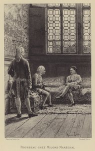 Rousseau besöker Georgel Keith av Maurice Leloir