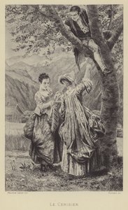Körsbärsträdet (gravyr) av Maurice Leloir