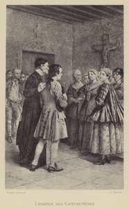 Katekumens hospice (gravyr) av Maurice Leloir