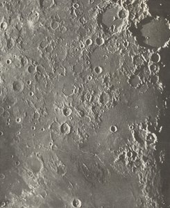 Photographie Lunaire Albategnius - Triesnecker - Manilius, 1903 av Maurice Loewy