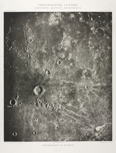 Månfotografering: Copernicus-Kepler-Aristaric, 1896. av Maurice Loewy