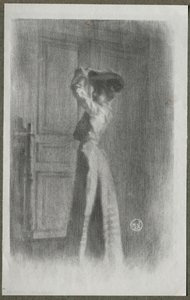 Fashionabla kvinna, c. 1900.