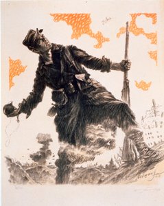 Fransk propagandaaffisch Day of the Hairy. 25 och 26 december 1915, pub. 1915