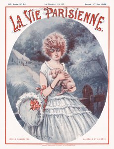 Parisian Life Magazine Cover, 1922 av Maurice Millière
